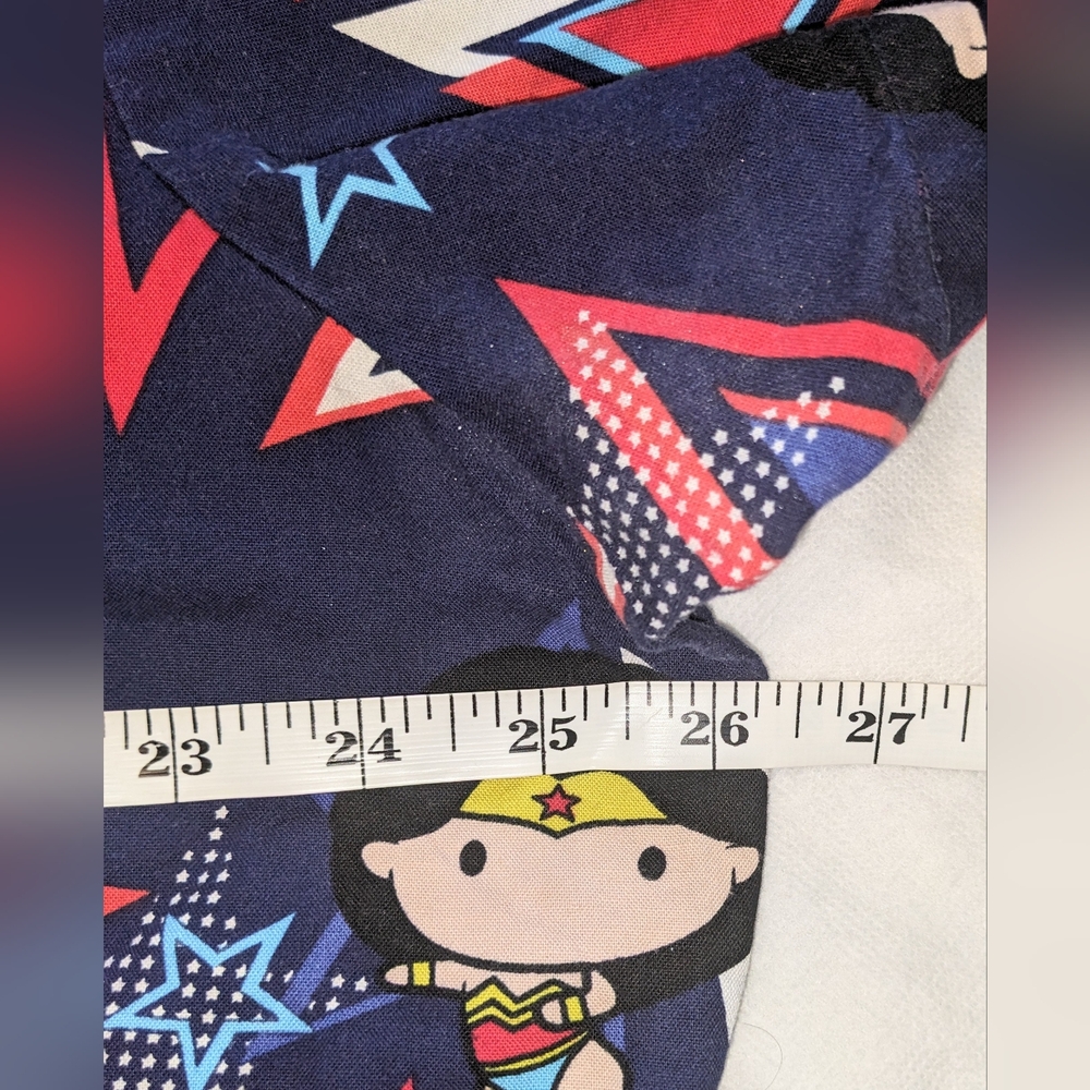 DC Wonder Woman V-Neck Cotton Scrub Top - Picture 6 of 9